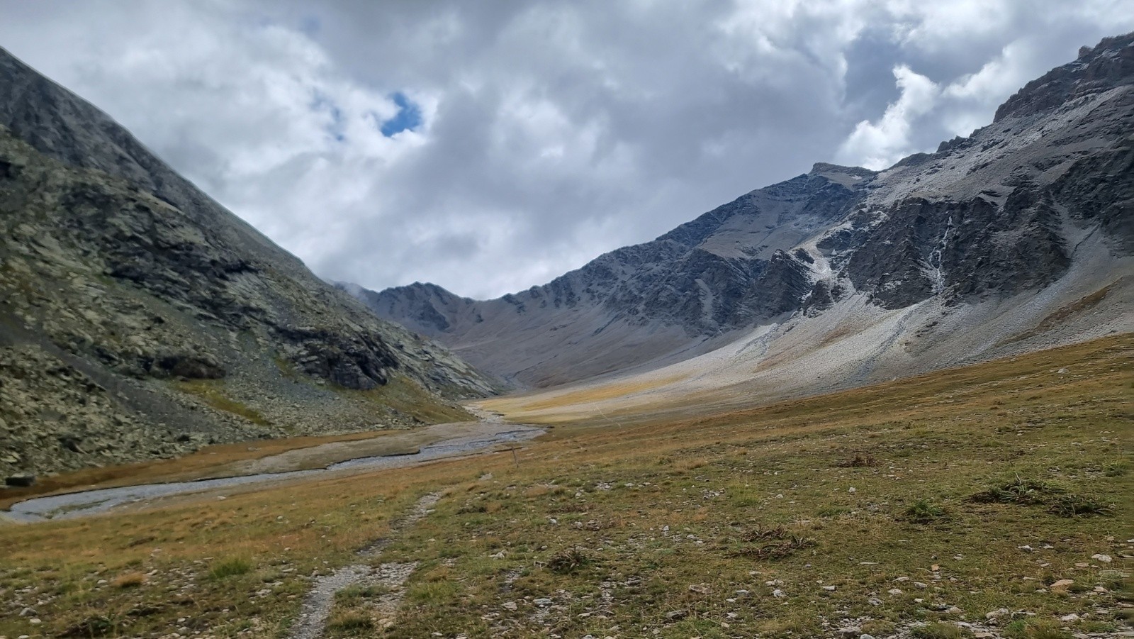 La seule partie où j'ai pédalé dans la montée au l'Autaret 