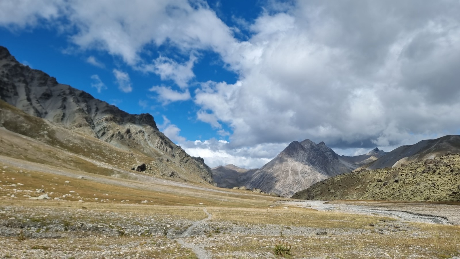 Seule partie roulante en montant au Col del l'Autaret