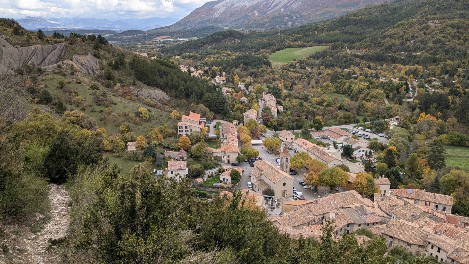 Plongée sur Orpierre 