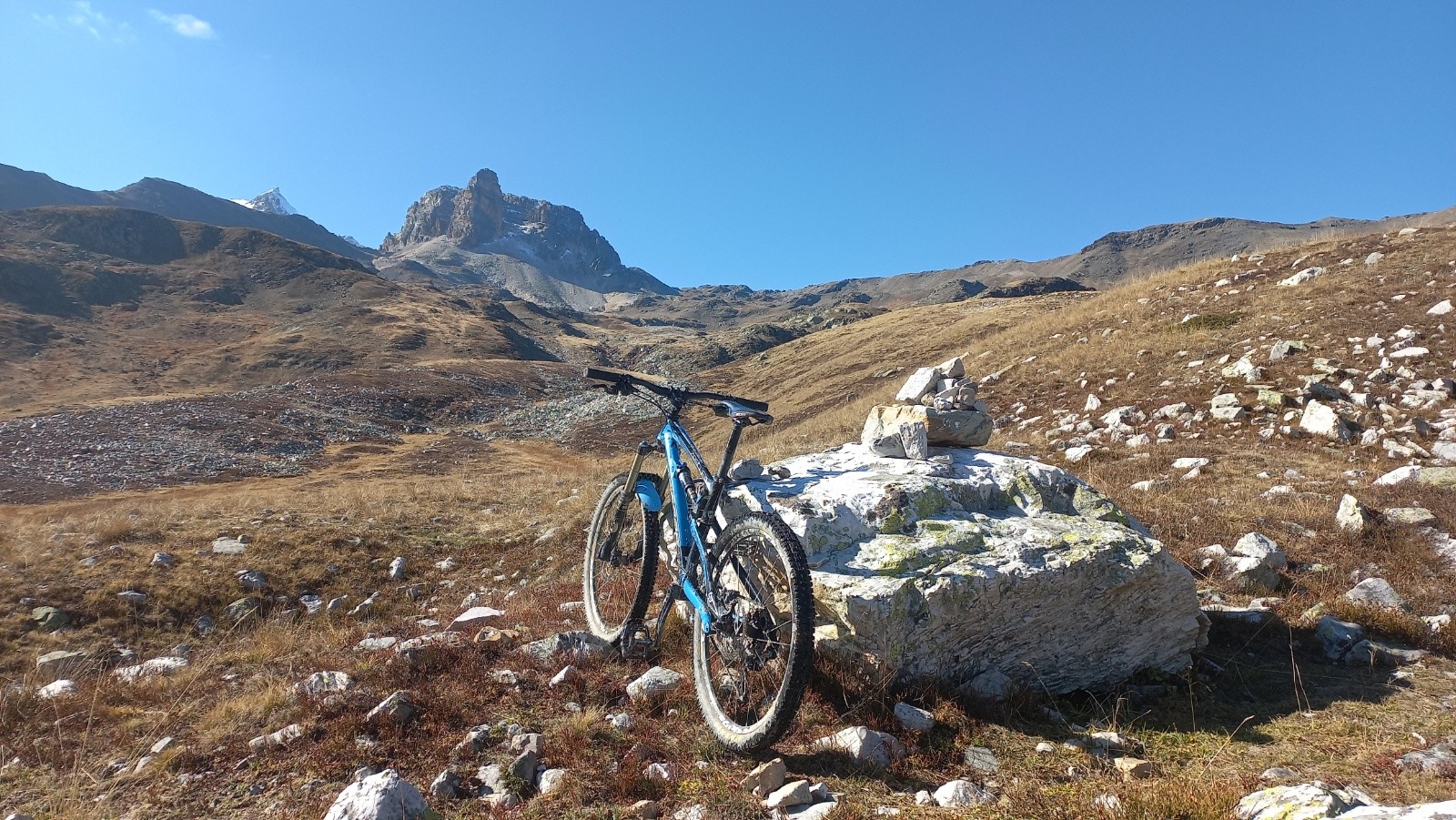 A l'assaut du Cheval Blanc avec mon fidèle destrier