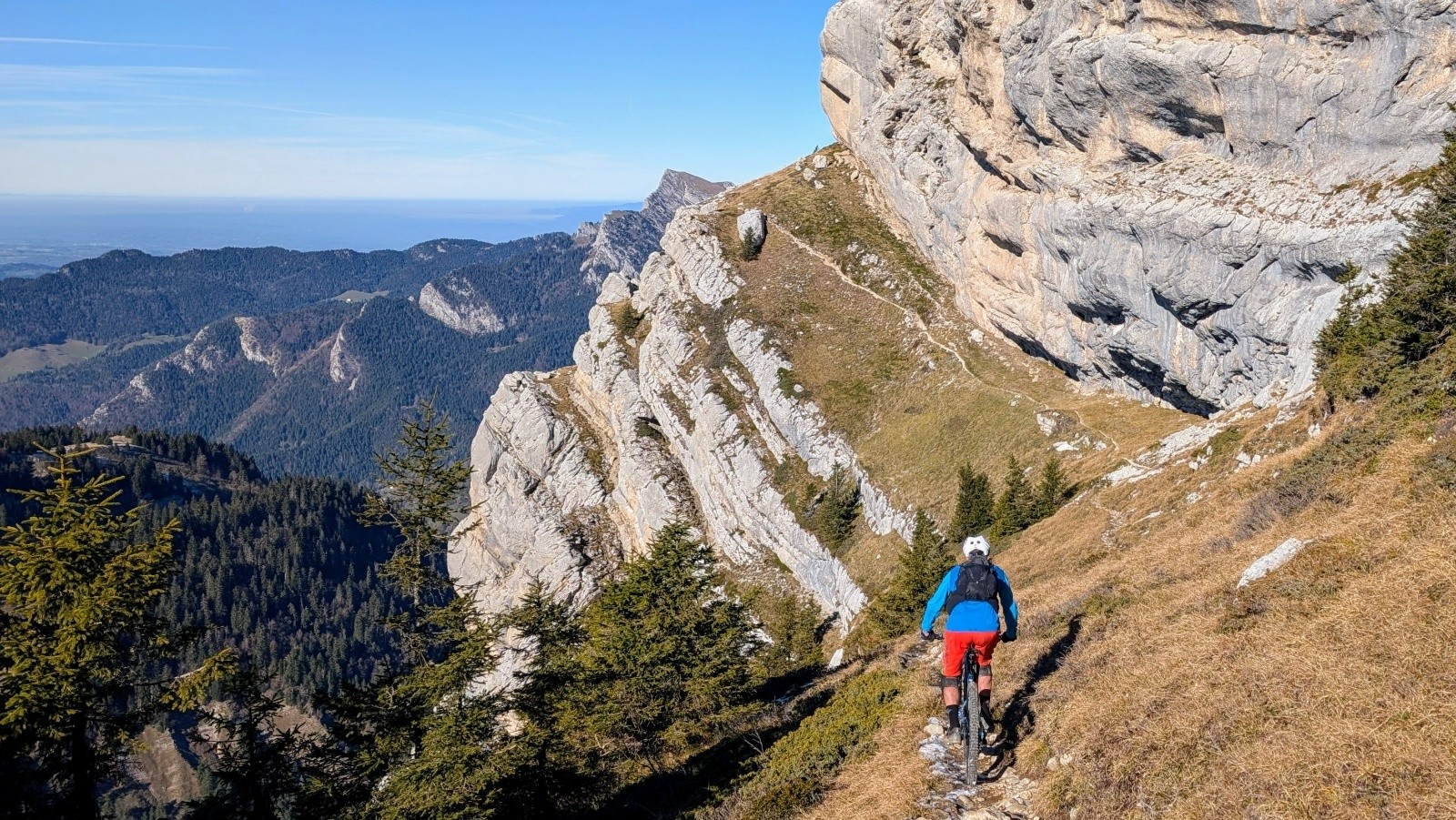 Sangle de la Barrère avant la courte remontée 