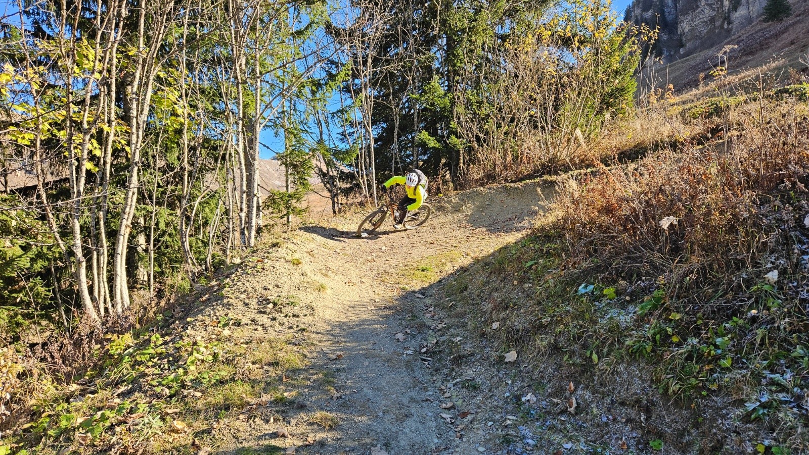 Super piste de VTT.