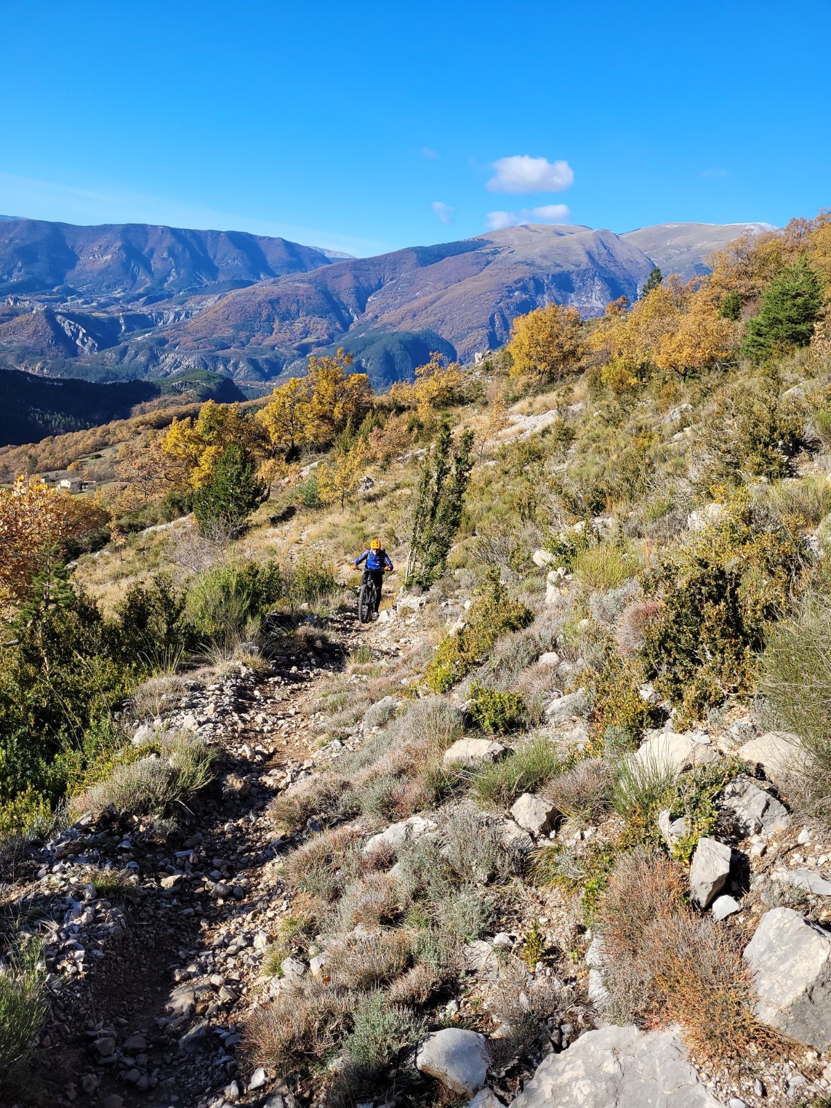 Remontée sur le GR510 