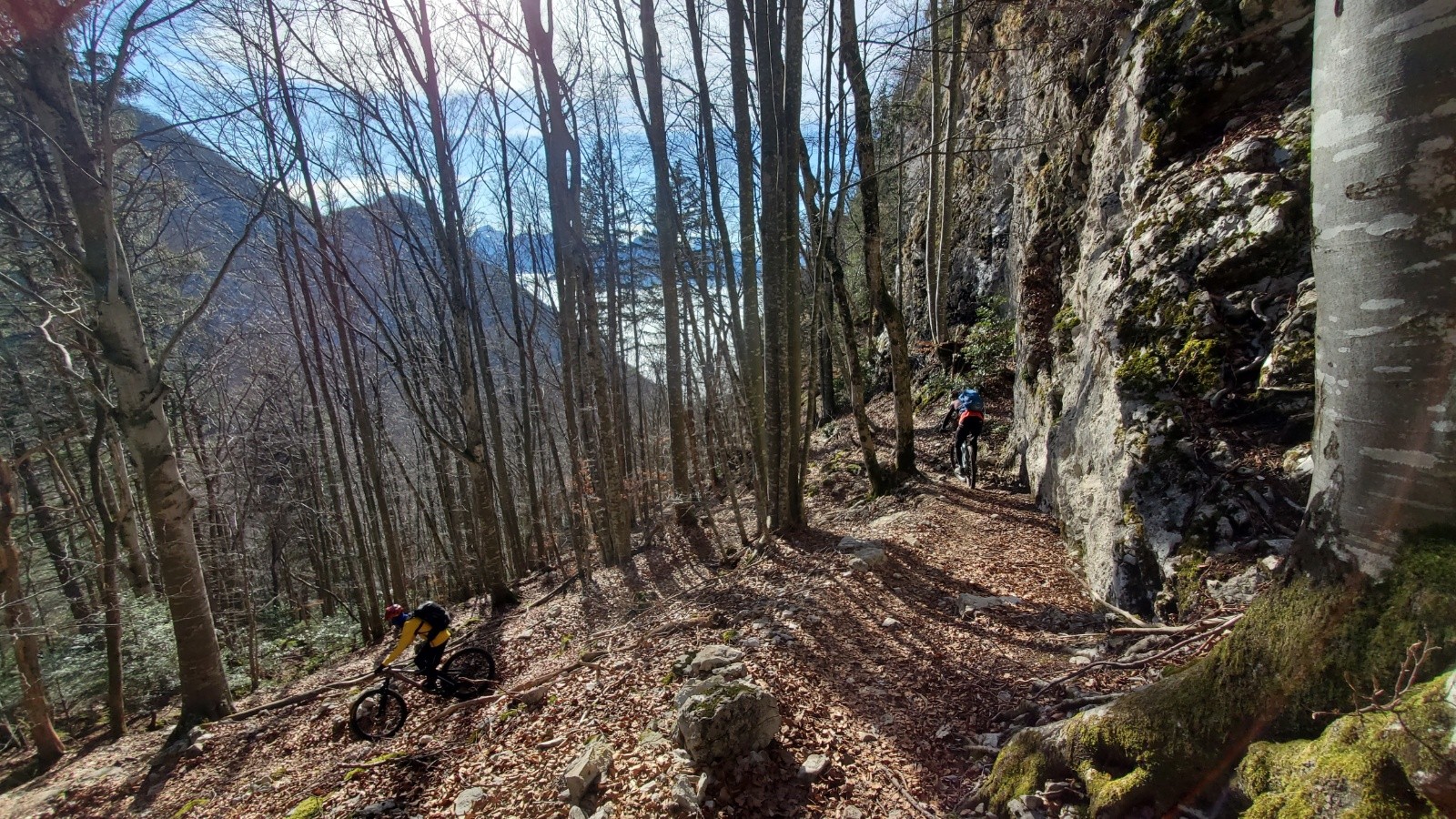 Pour rejoindre la descente du col des Contrebandiers 