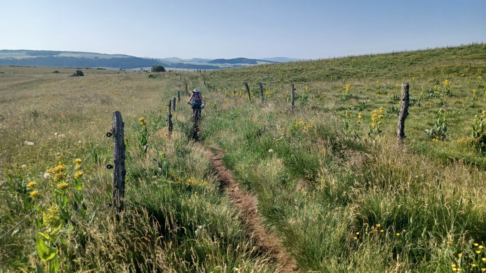 #21 Sur le GR30 vers Courbanges, massif du Sancy. Sur le GR30 vers Courbanges, massif du Sancy.