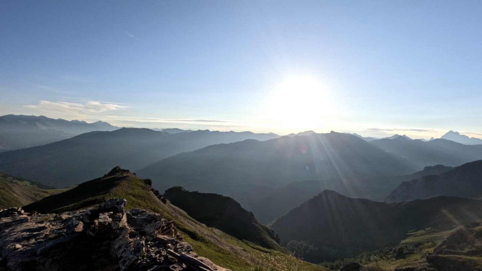 #3 Depuis la tête de Jacquette, vue côté Saint-Veran Depuis la tête de Jacquette, vue côté Saint-Veran