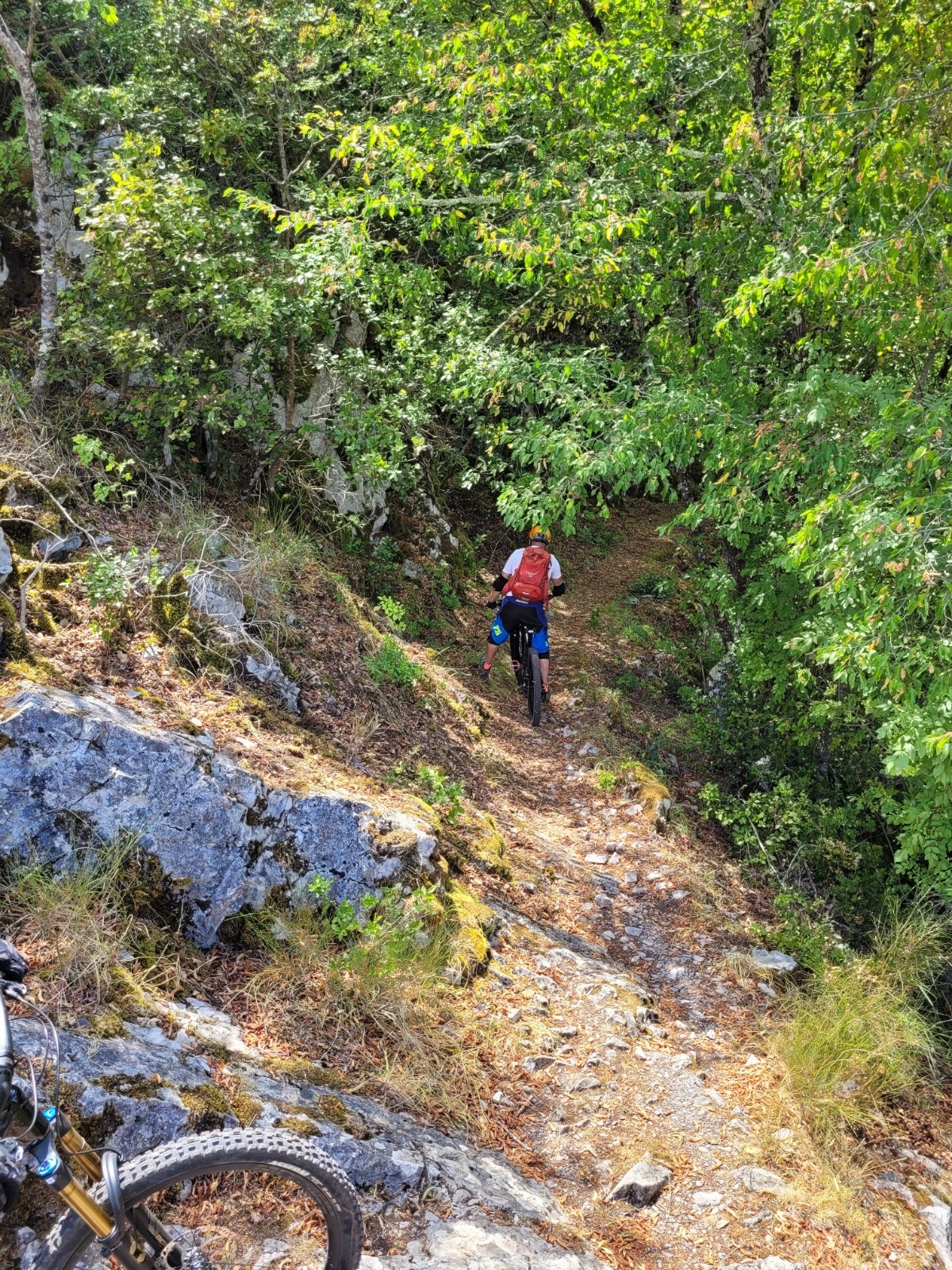 Fin de descente. 