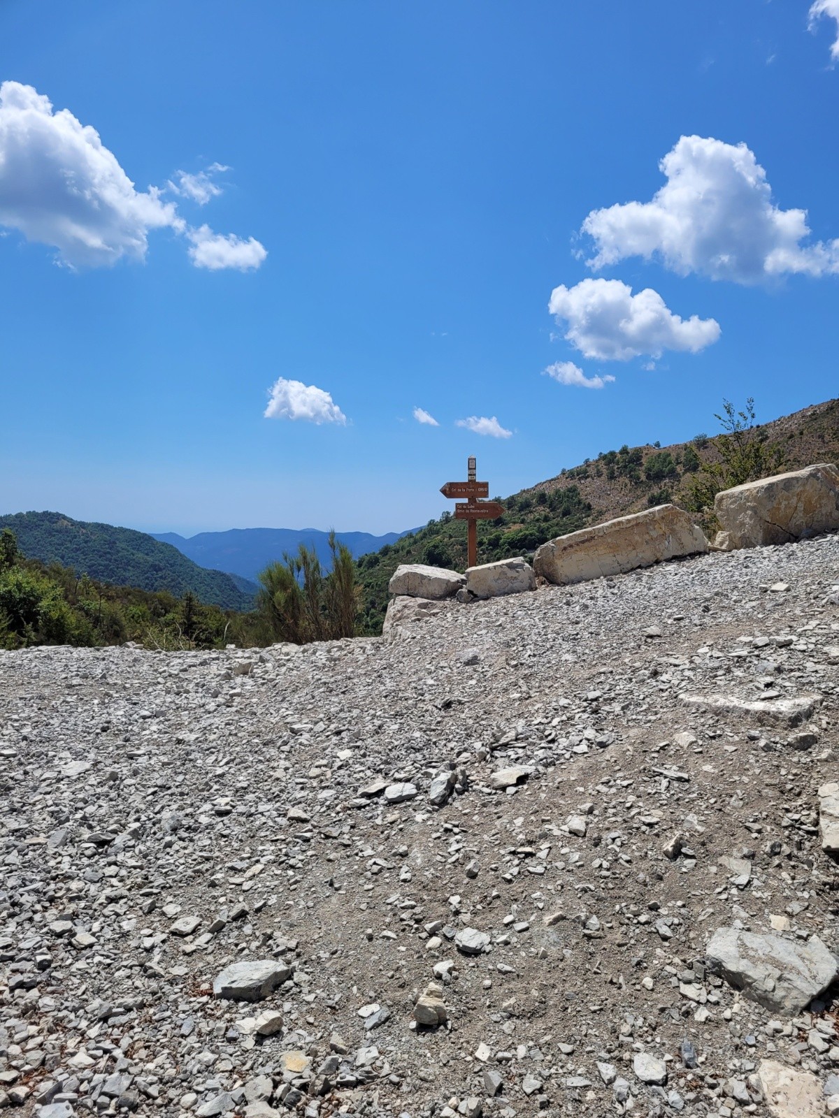 Avant le départ sur le GR510 vers le Suquet . 