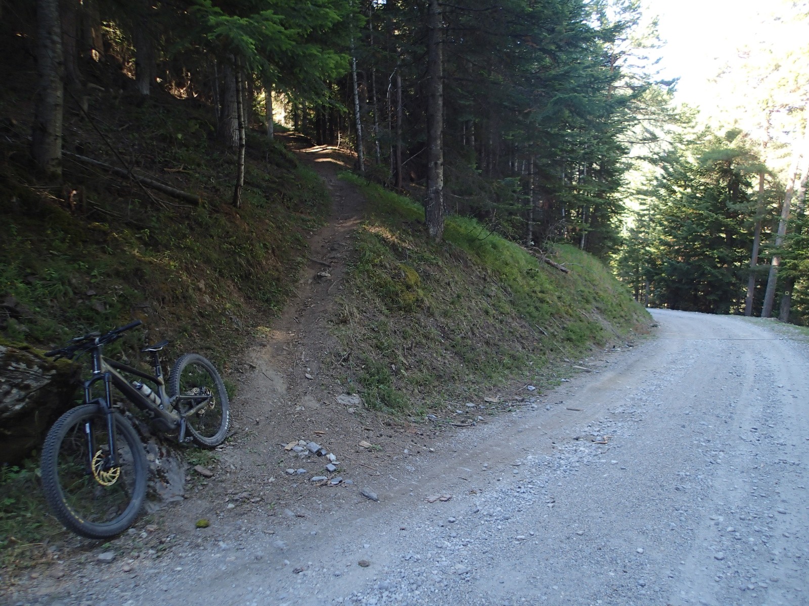 #8 Le sentier tombe sur la piste vers Longecôte... Le sentier tombe sur la piste vers Longecôte...