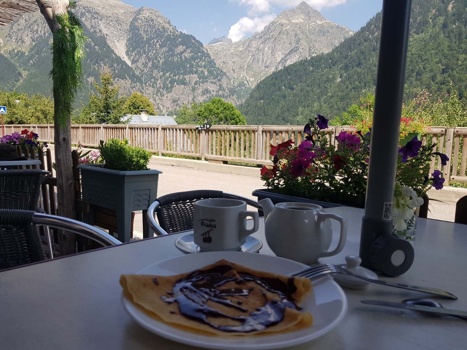 pause apres le premier descente 