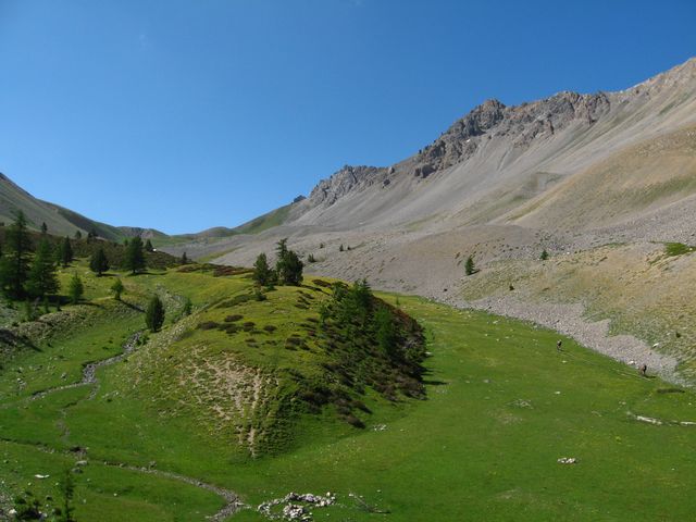 vallon des acles : Le col est en vue