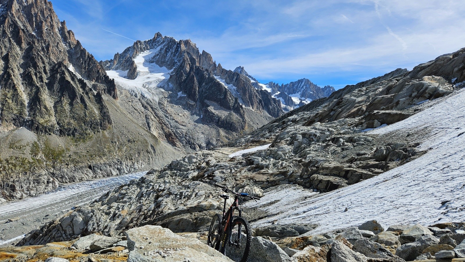 #7 En 2015 le glacier venait jusque-là. En 2015 le glacier venait jusque-là.