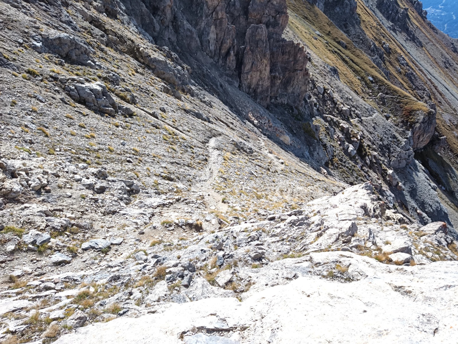 La descente coté ouest