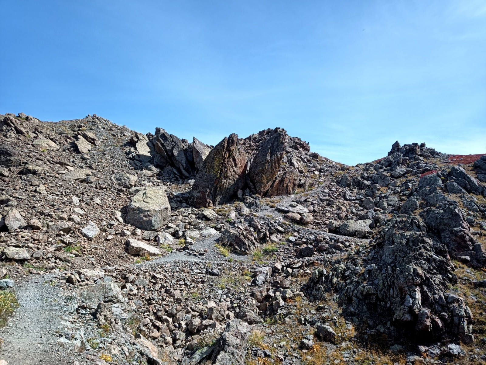 Dans la descente du chenaillet