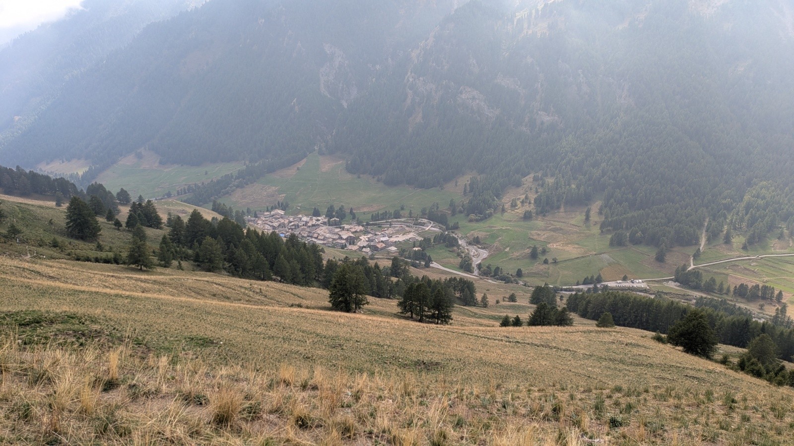 Pontechianale depuis le balcon