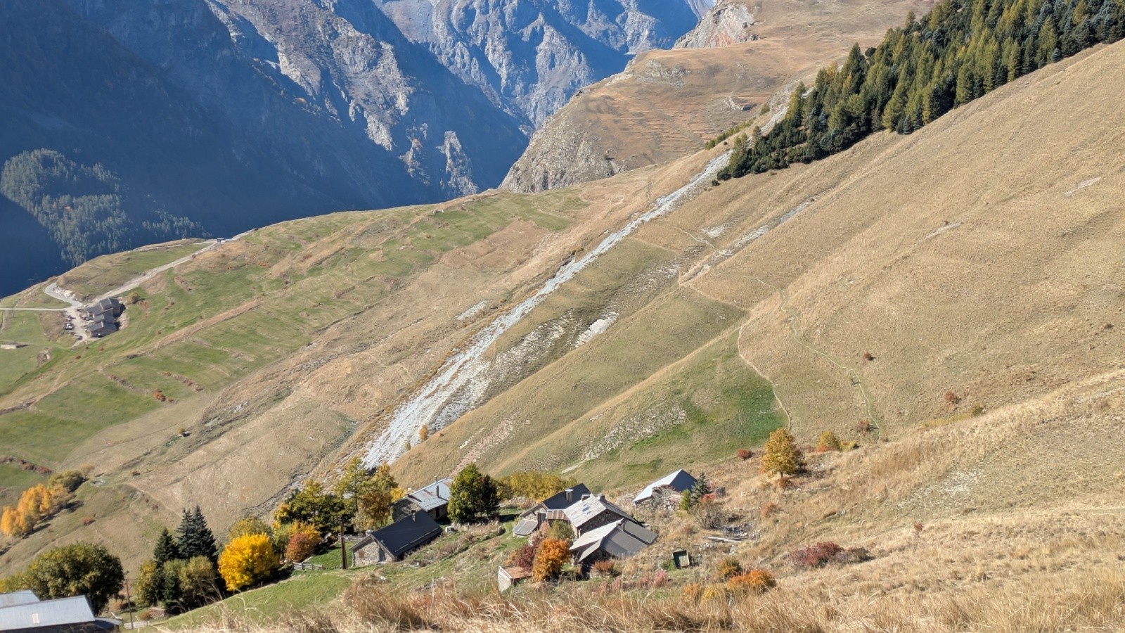 la traversée depuis les Clots
