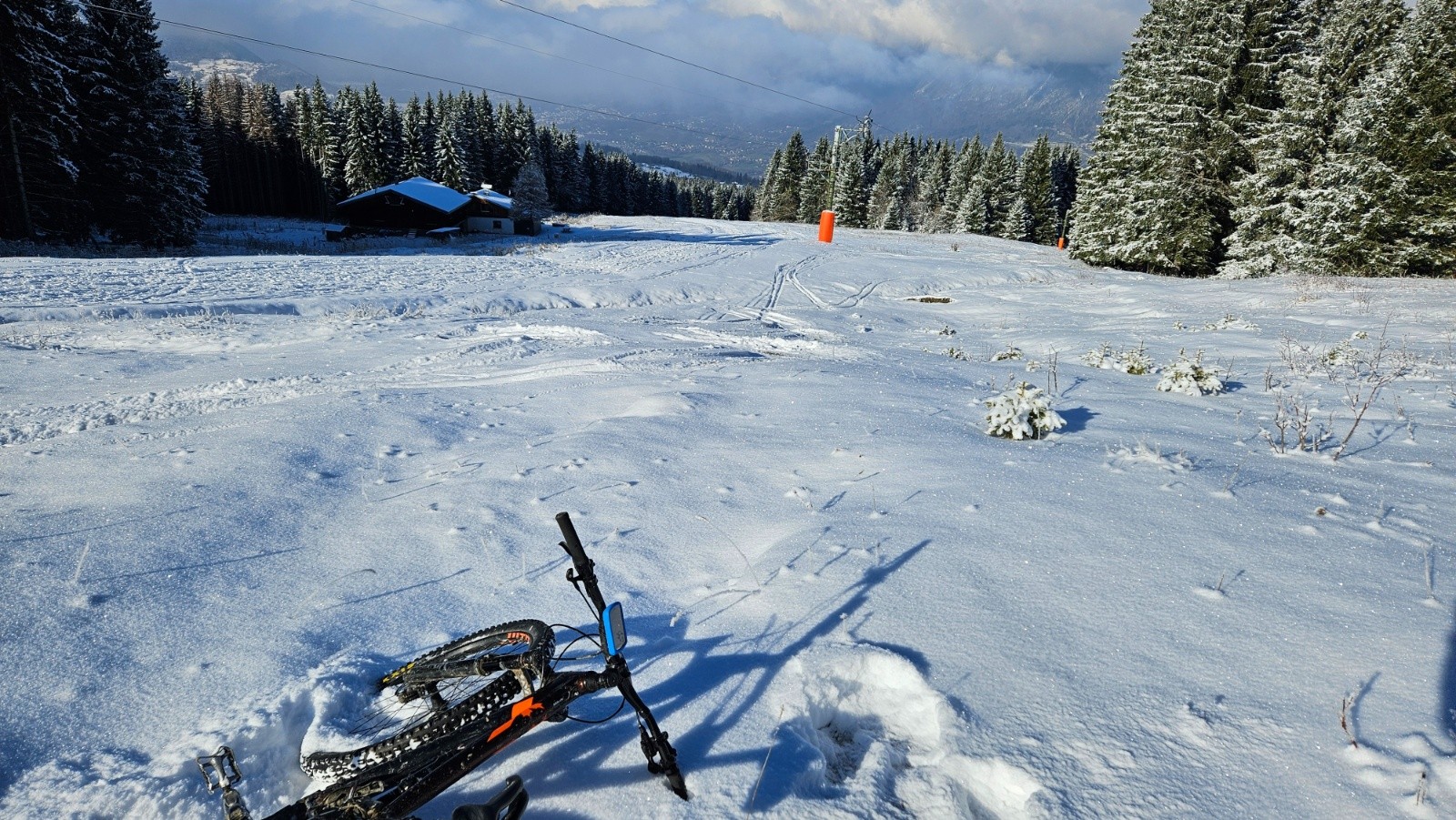 Pas vraiment pu me lâché avec la selle télescopique qui ne
marche pas.