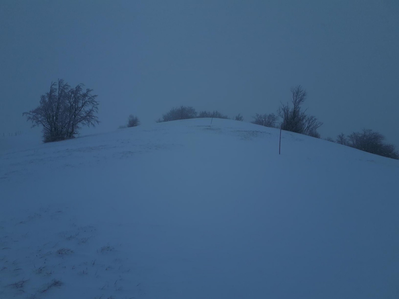 Les crêtes pelées sont roulables