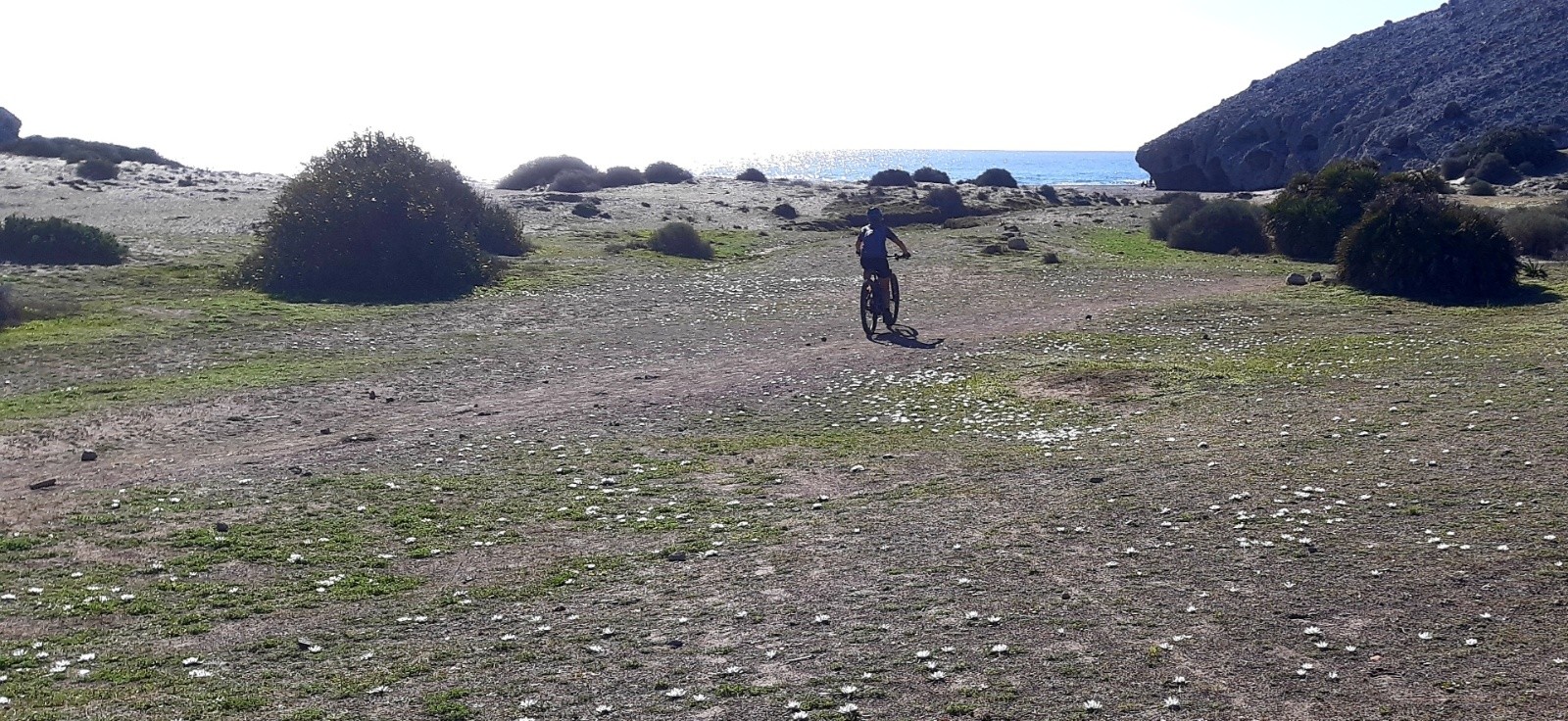 Arrivée&nbsp; dur cala demi Luna