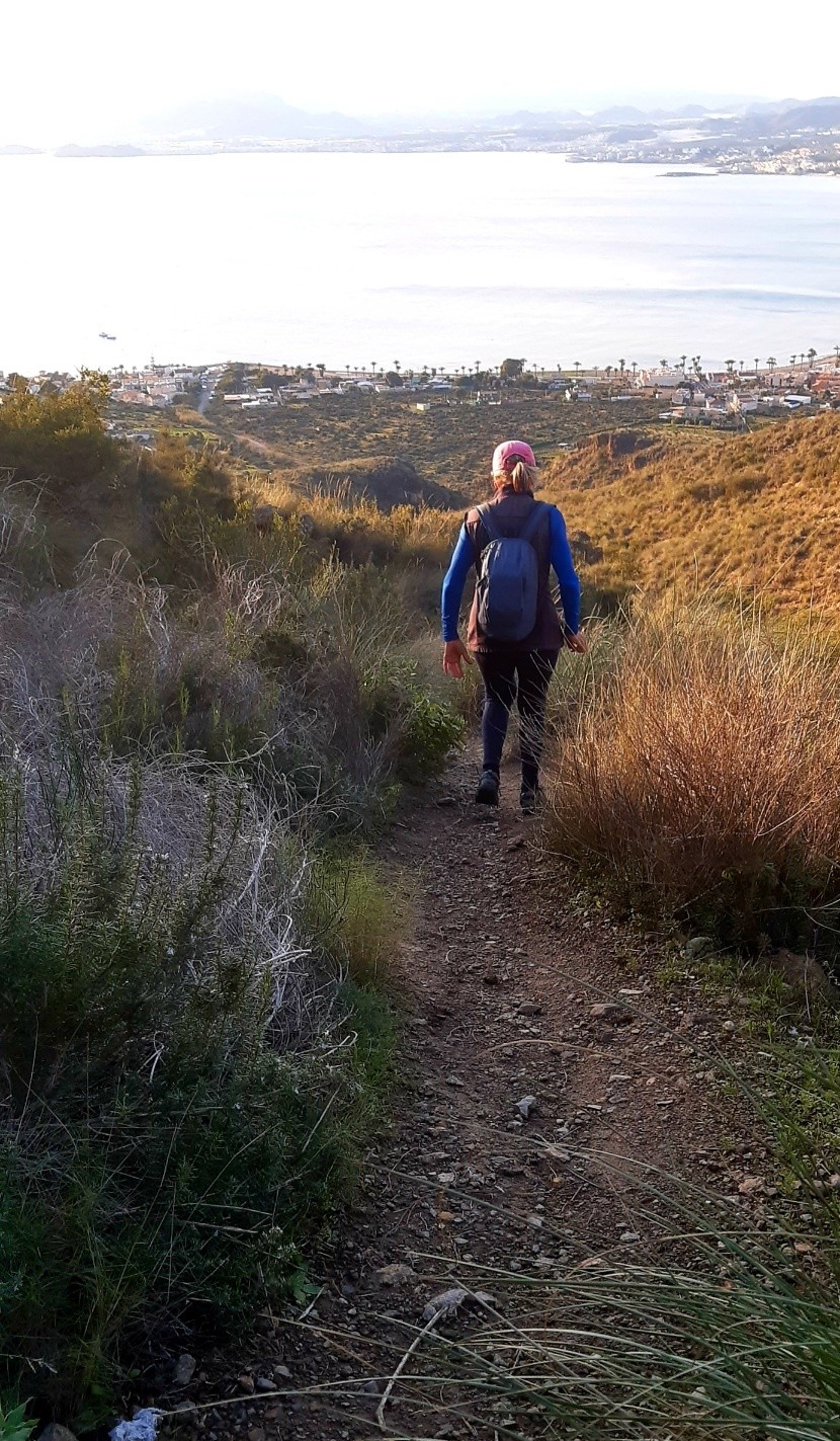 La veille sur le sentier des 7 Cucones à pied.
