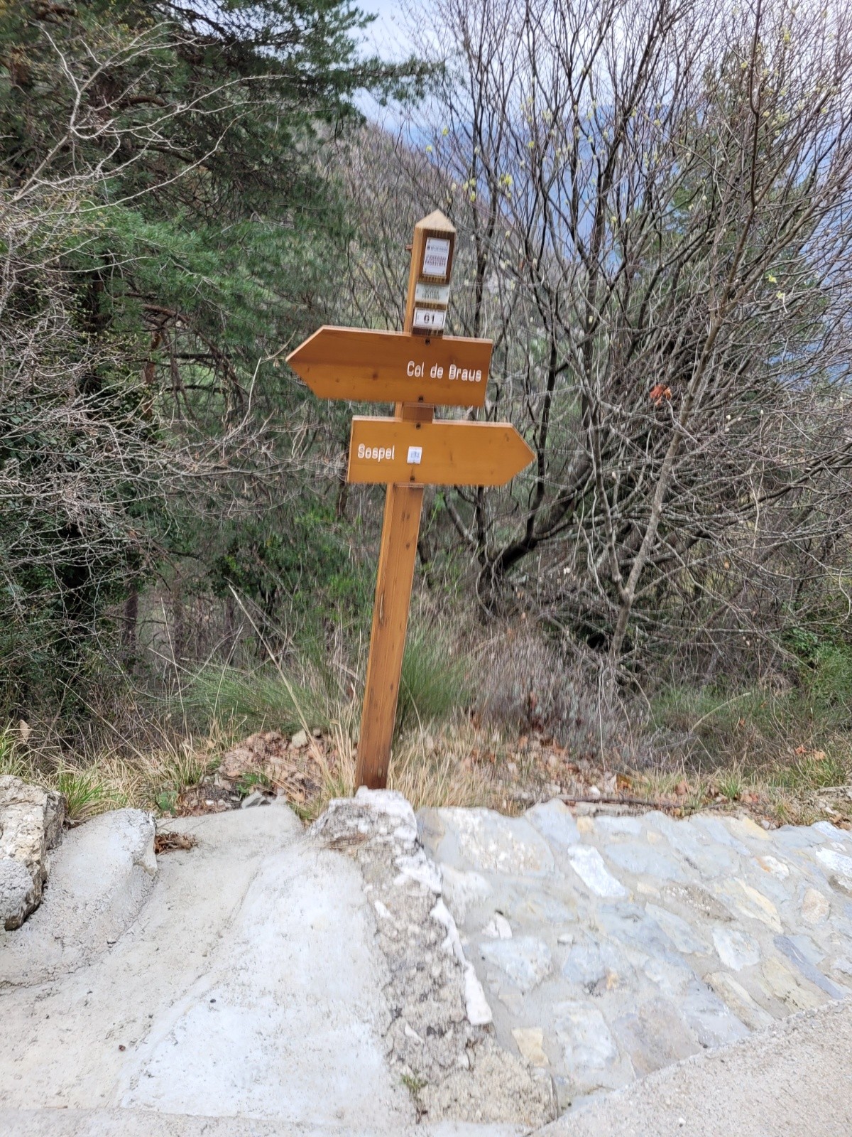 #1 départ descente sur Sospel départ descente sur Sospel