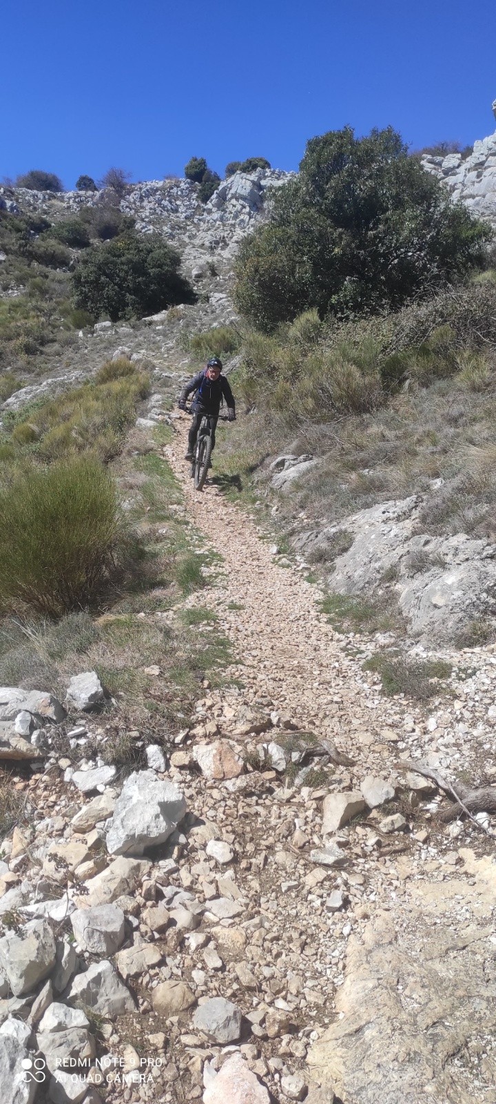descente vers le plateau de Cavillore.