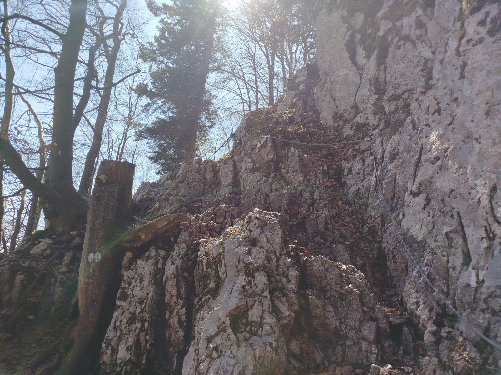 &nbsp;Une des mains courantes après le Molard Noir&nbsp;