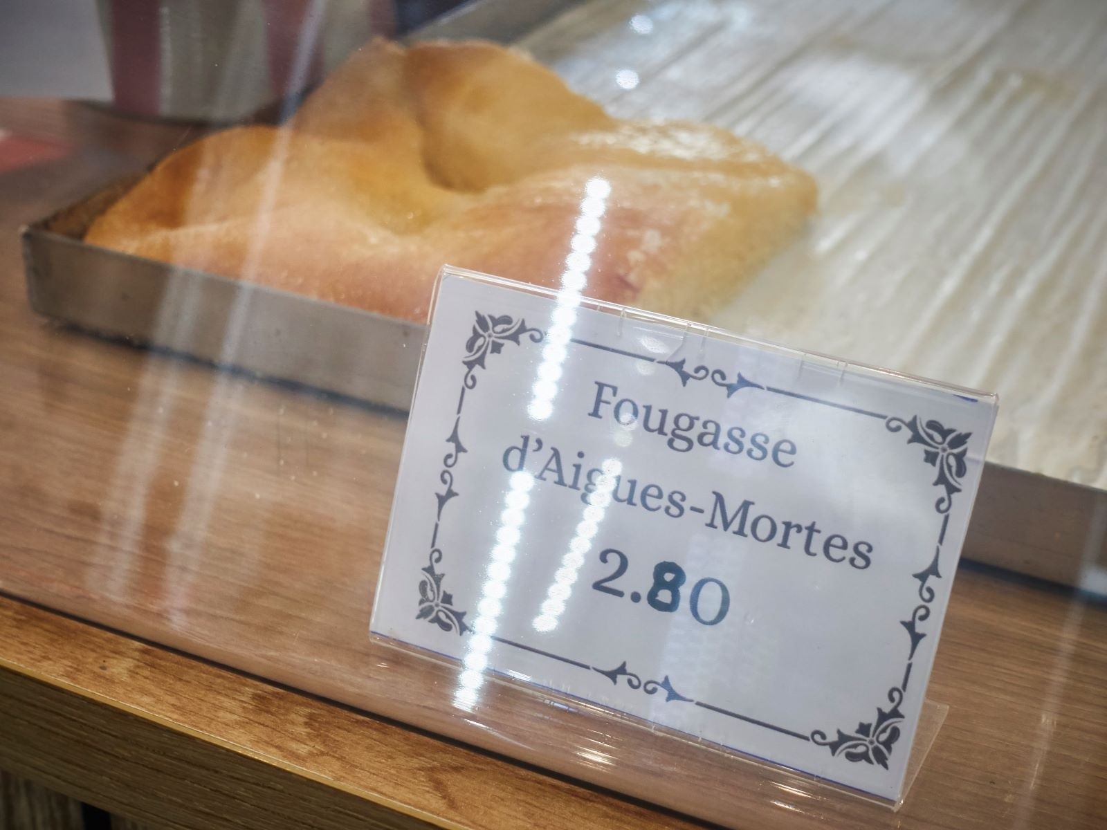 &nbsp;Spécialité locale à ne pas manquer : la fougasse d'Aigues-Mortes. Sucrée et à la fleur d'oranger...