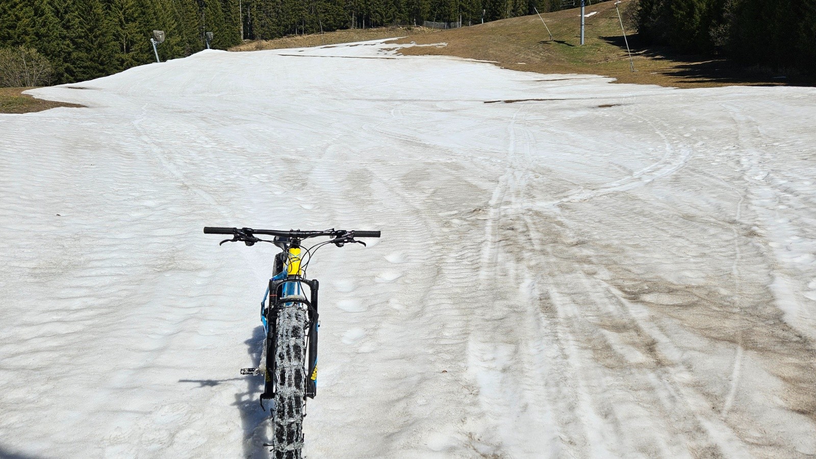 Content d’avoir sorti le Fat Bike.