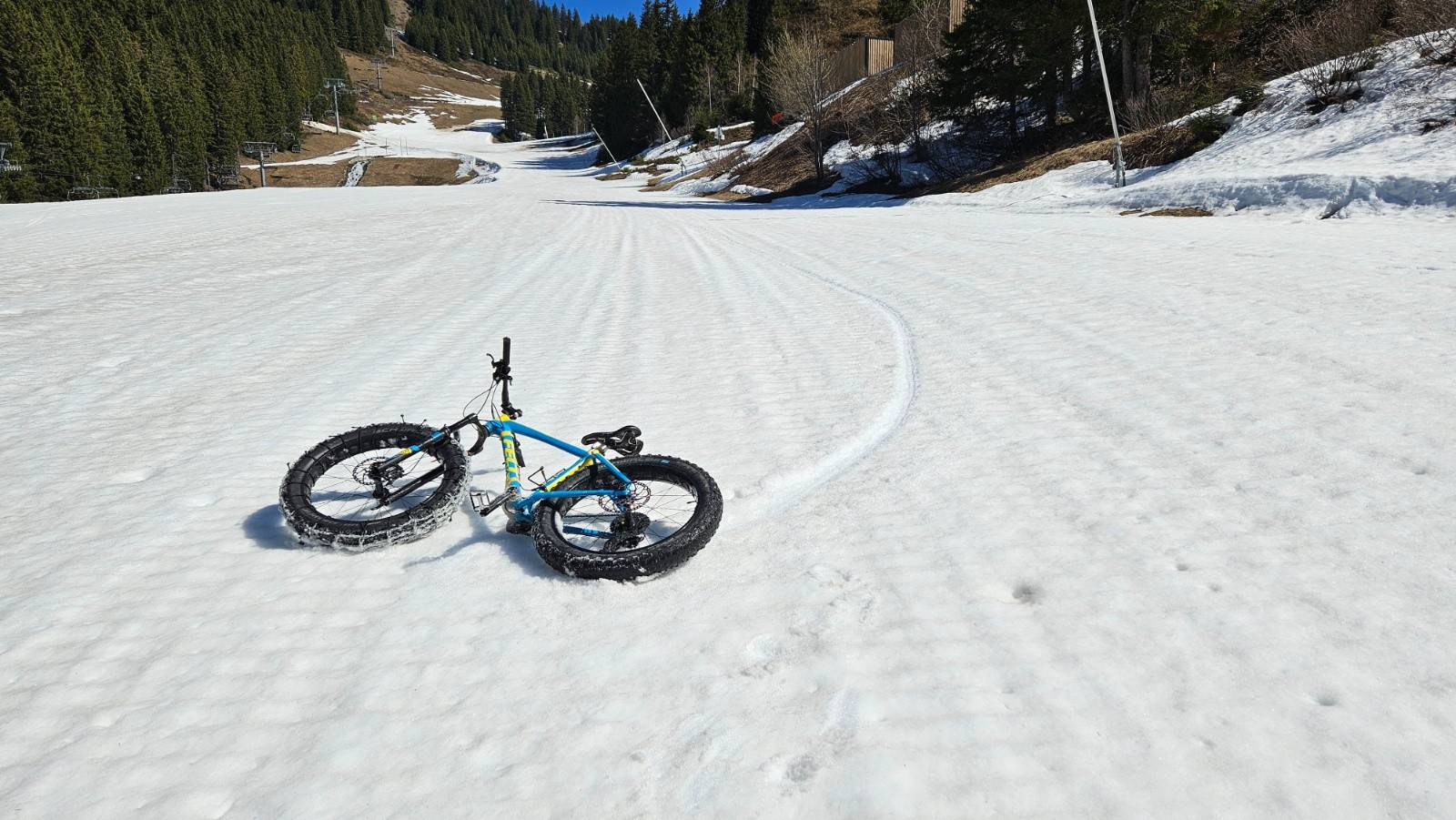 Sur la piste des Marmottes, j’ai lâché les freins.
