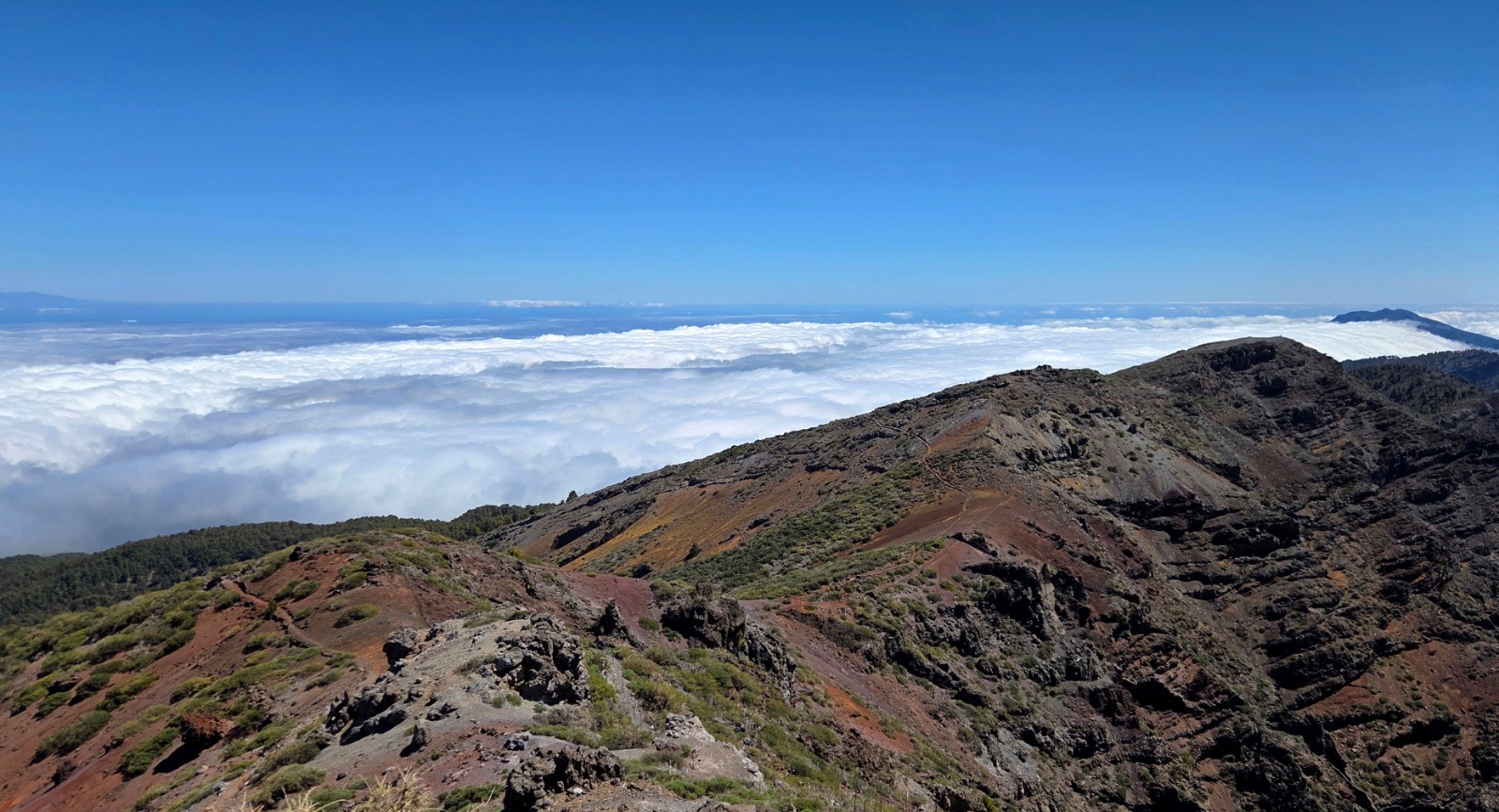 &nbsp;crête de la Caldeira de Taburiente&nbsp;