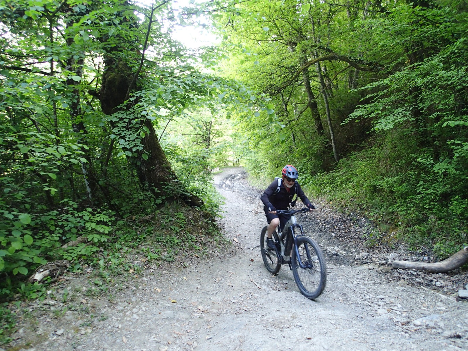 On attaque le chemin vers le Mûrier ...