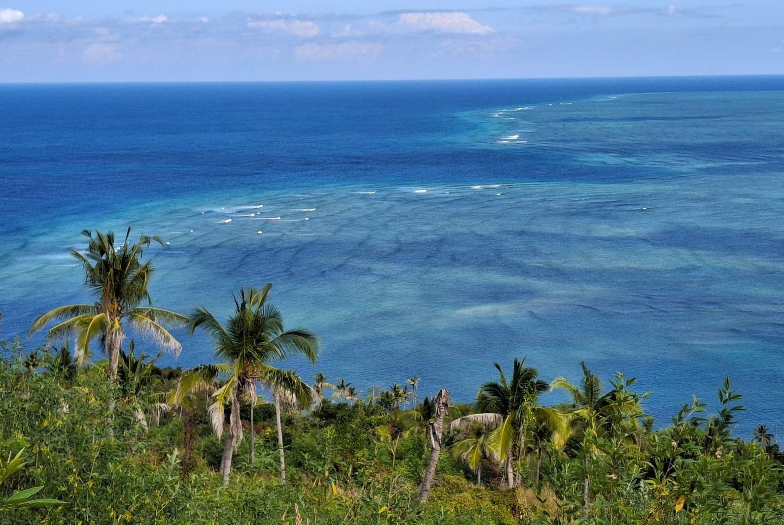 #30 La Grande Barrière de Corail, au sud de Petite-Terre. La Grande Barrière de Corail, au sud de Petite-Terre.
