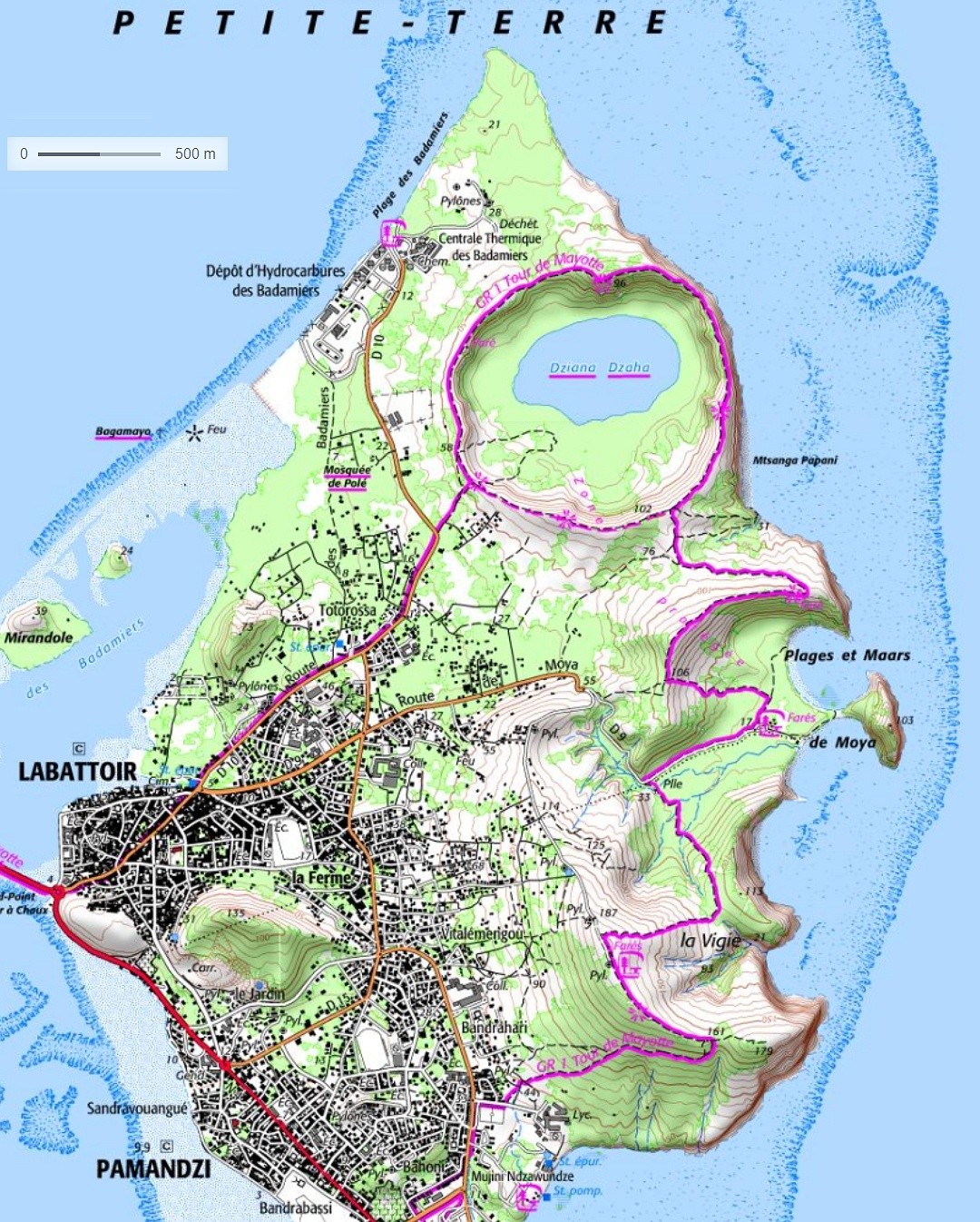 #1 Petite-Terre, l Petite-Terre, l'une des cartes IGN les plus esthétiques du territoire national...