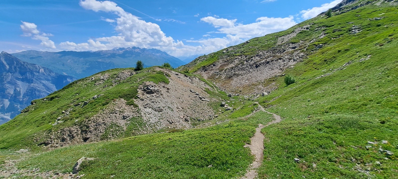 &nbsp;Départ de l'excellente descente