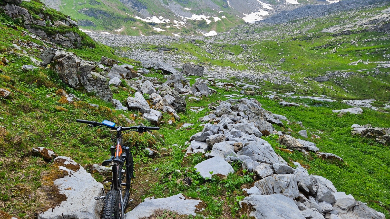 Sentier peu parcouru.