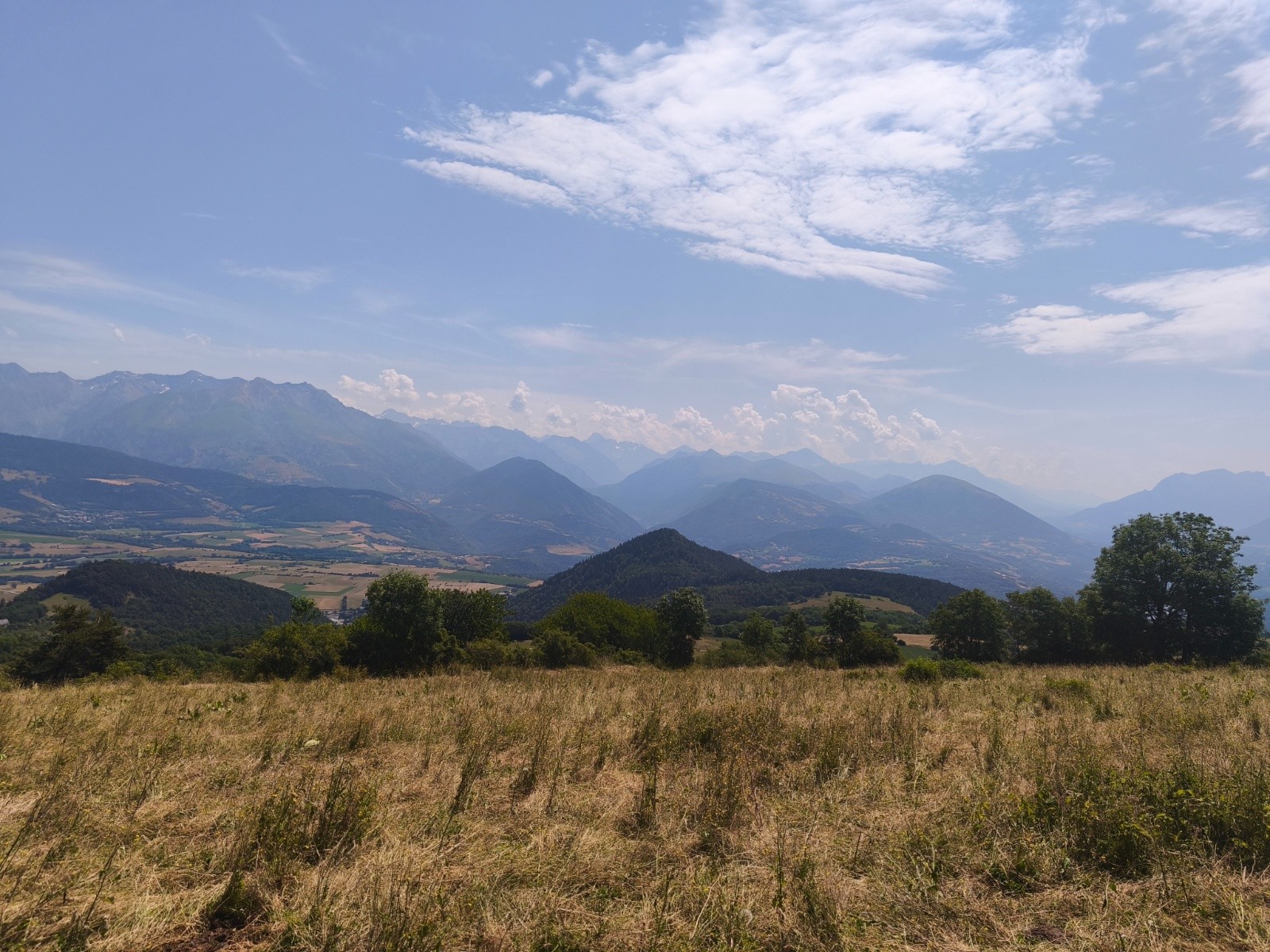 &nbsp;Vue sur le départ de la zone finale
