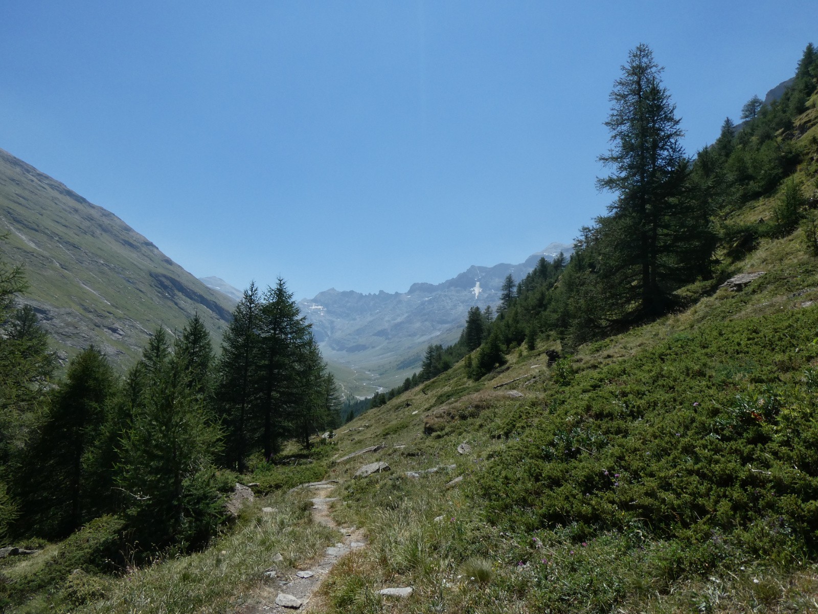 Arrivée au lac