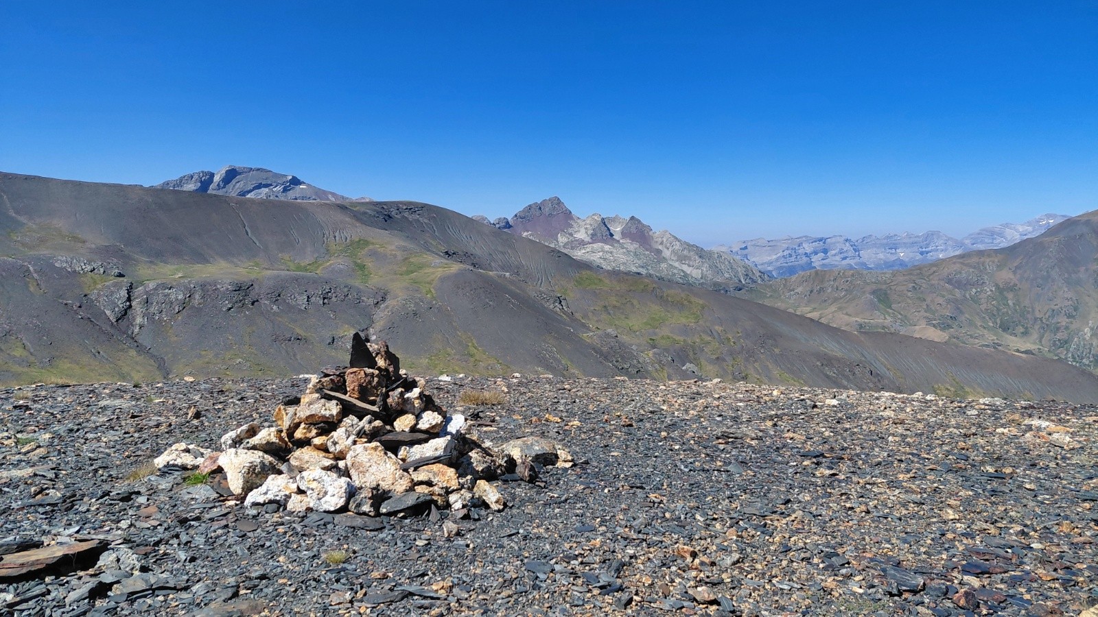 Début de descente à la Pena Millaris&nbsp;