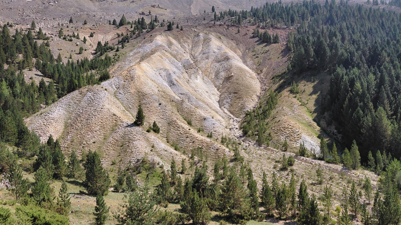 Dans la descente de la Guardia de la Cruz&nbsp;