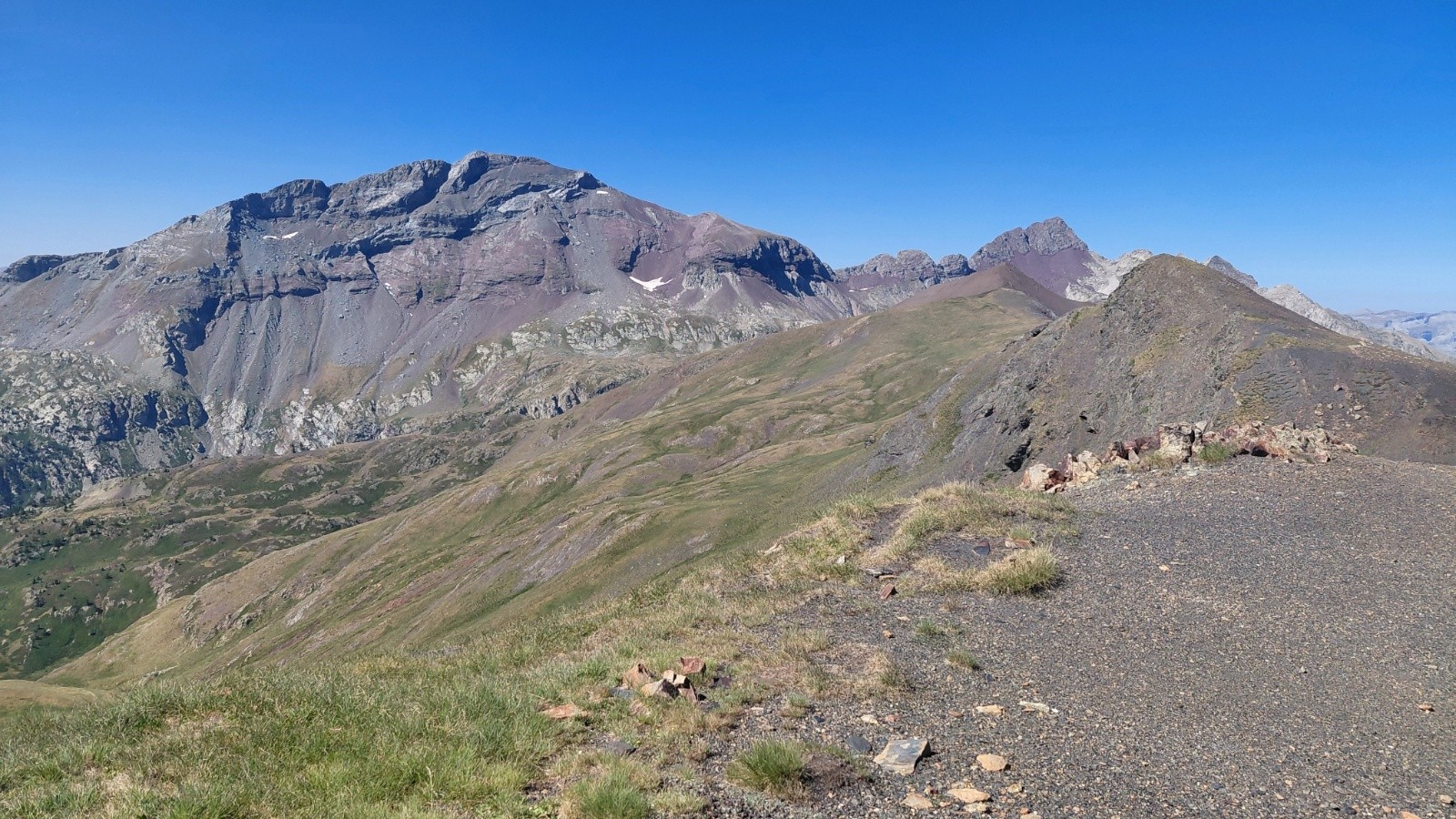 Punta Suelza depuis les crêtes&nbsp;