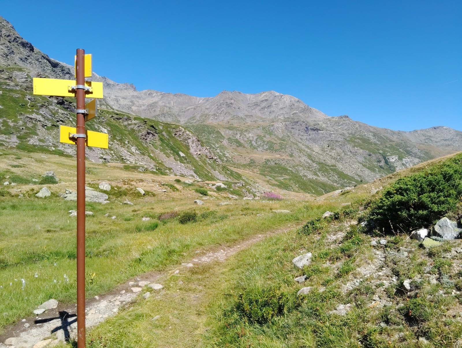 &nbsp;Bifurcation refuge des marches/col des Sarrazins&nbsp;