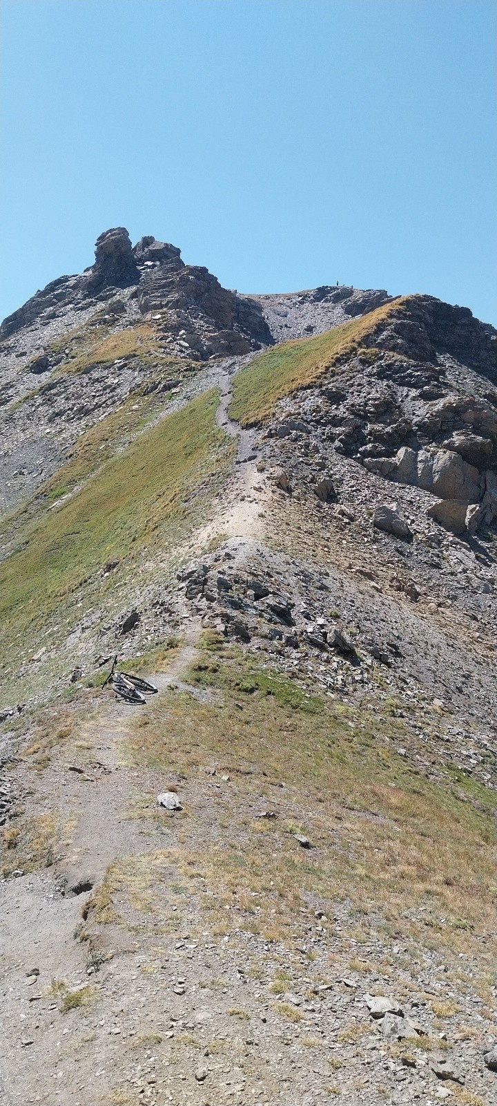 #5 Du col à la Punta Leysser, raide ! Du col à la Punta Leysser, raide !