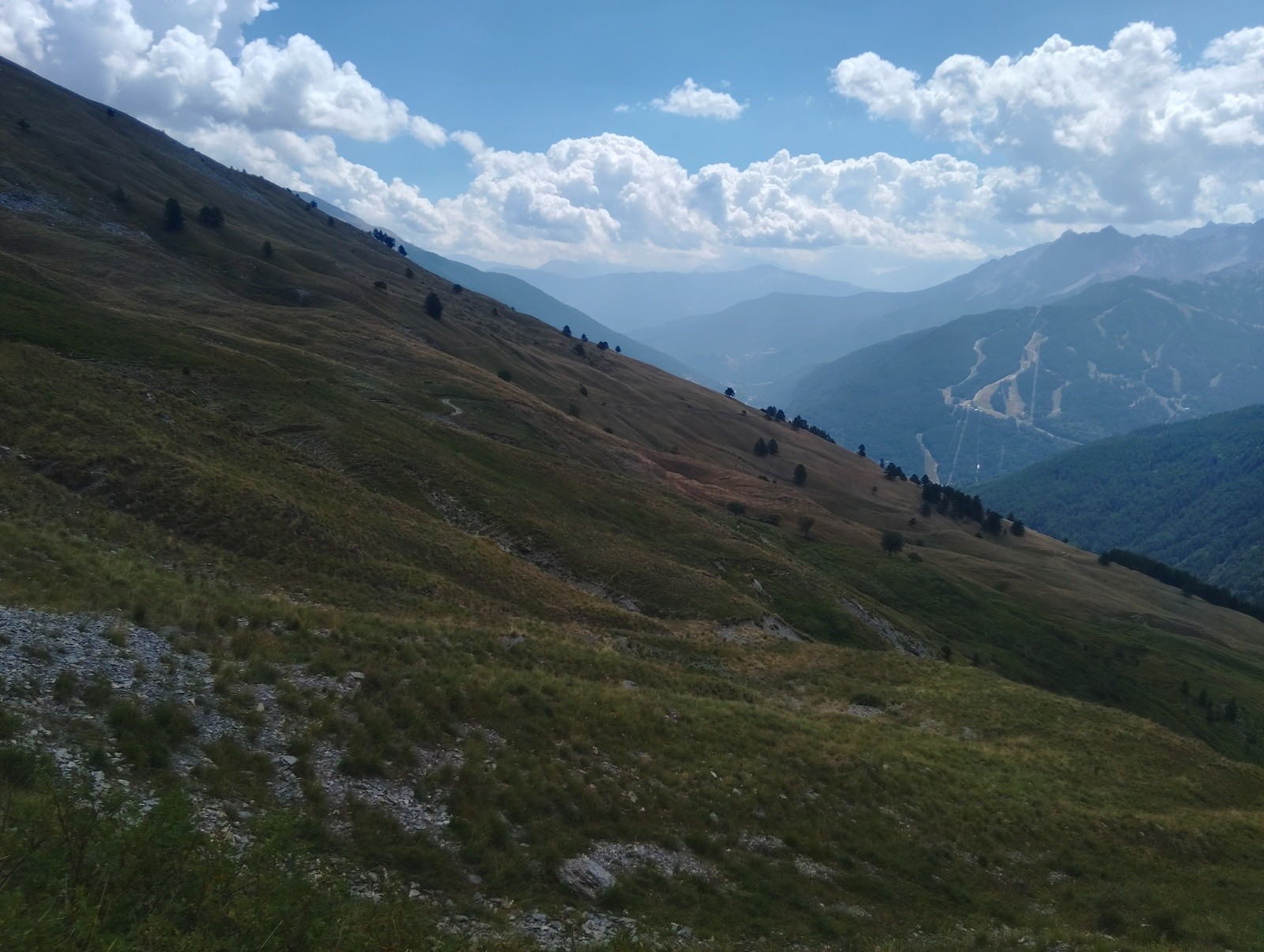 #17 La longue montée au col de la Roue La longue montée au col de la Roue