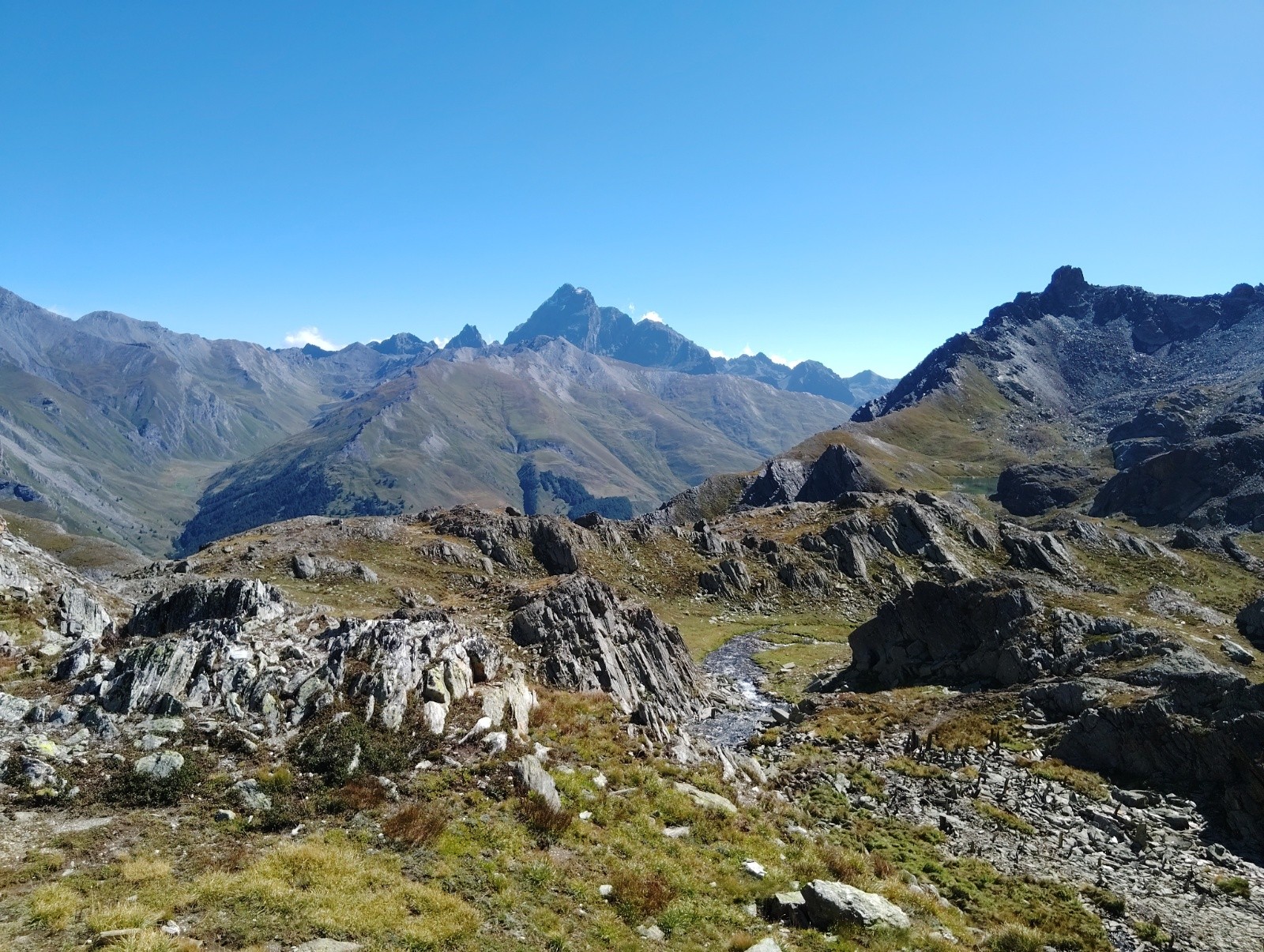 #17 Viso depuis le col de longet Viso depuis le col de longet