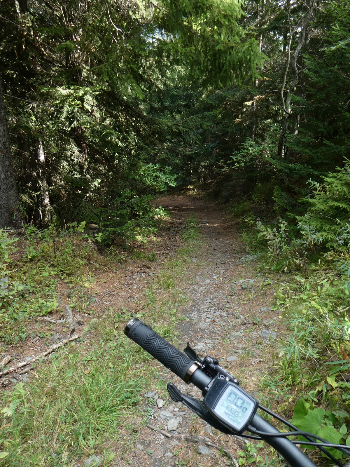 La fin du sentier de la Ramasse