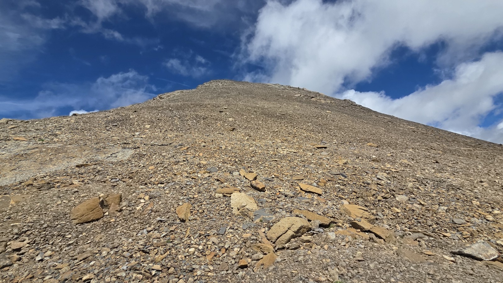 Aiguille Centrale et son joli pierrier&nbsp;