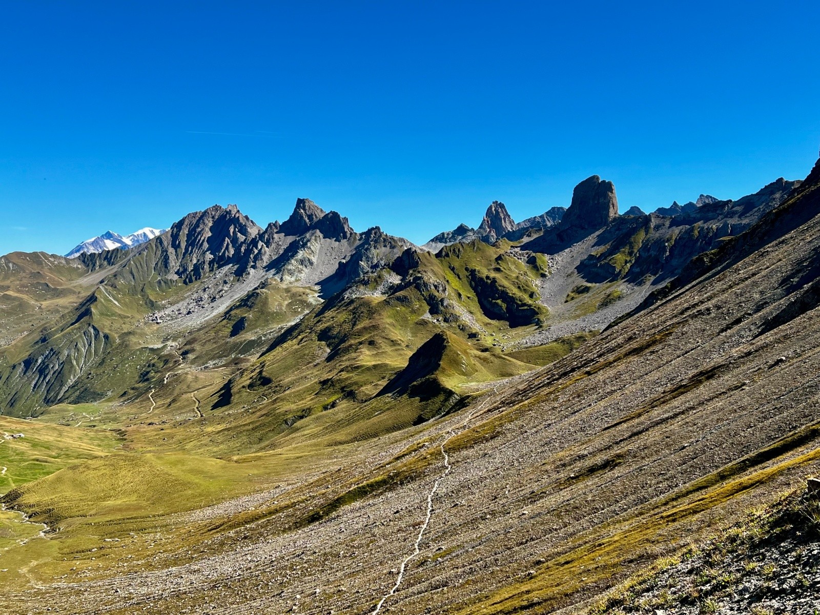 #6 Pierre Menta depuis le col du Coin Pierre Menta depuis le col du Coin