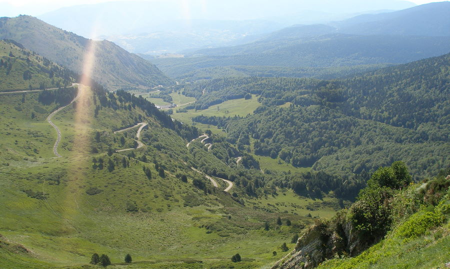 Le Col de Pailhères : Beau serpentin pour monter au col