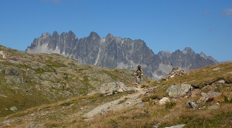 #4 Quirlies : Aiguilles d Quirlies : Aiguilles d'Argentière en toile de Fond